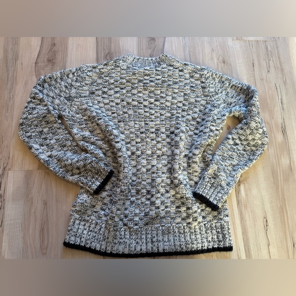 Topshop Black and White Cowl Neck Sweater - Picture 6 of 10